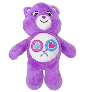 Care Bears Share Bear Plush Purple Violet Heart